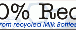 On The Step A-Frames are made of 100% Recycled Milk Bottles! HDPE 2